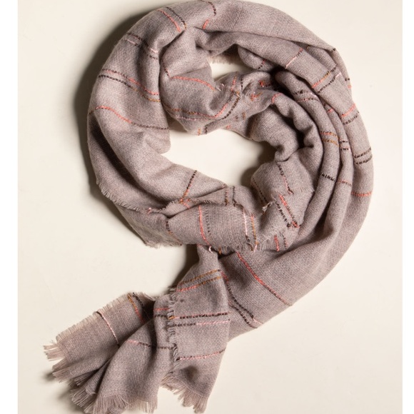 NWT Do Everything in Love Cozy Pink Stripe Scarf - Picture 2 of 3